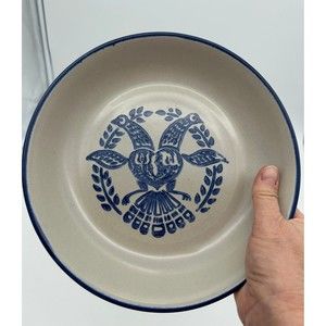 USA Eagles Ceramic Pie Plate Stoneware Dish